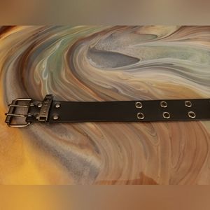Mudd Black Leather Belt